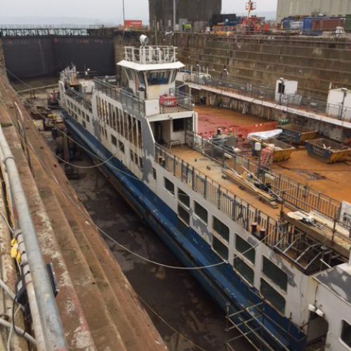 Ferry Refit – Tamar II – April 2019 – Updated 24th April 2019