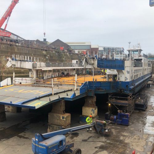 Ferry Refit – Tamar II – April 2019 – Updated 16th April 2019