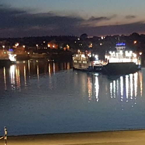 Lighting up the Tamar Bridge and Torpoint Ferry